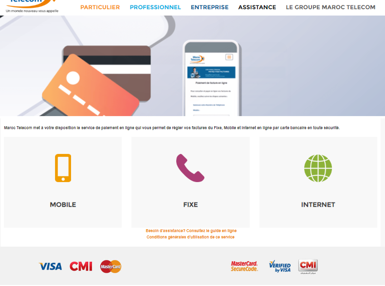 Identifiant De Paiement Internet Maroc Telecom