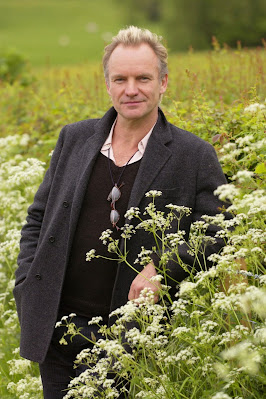 Sting publicty photo out in a field of gold