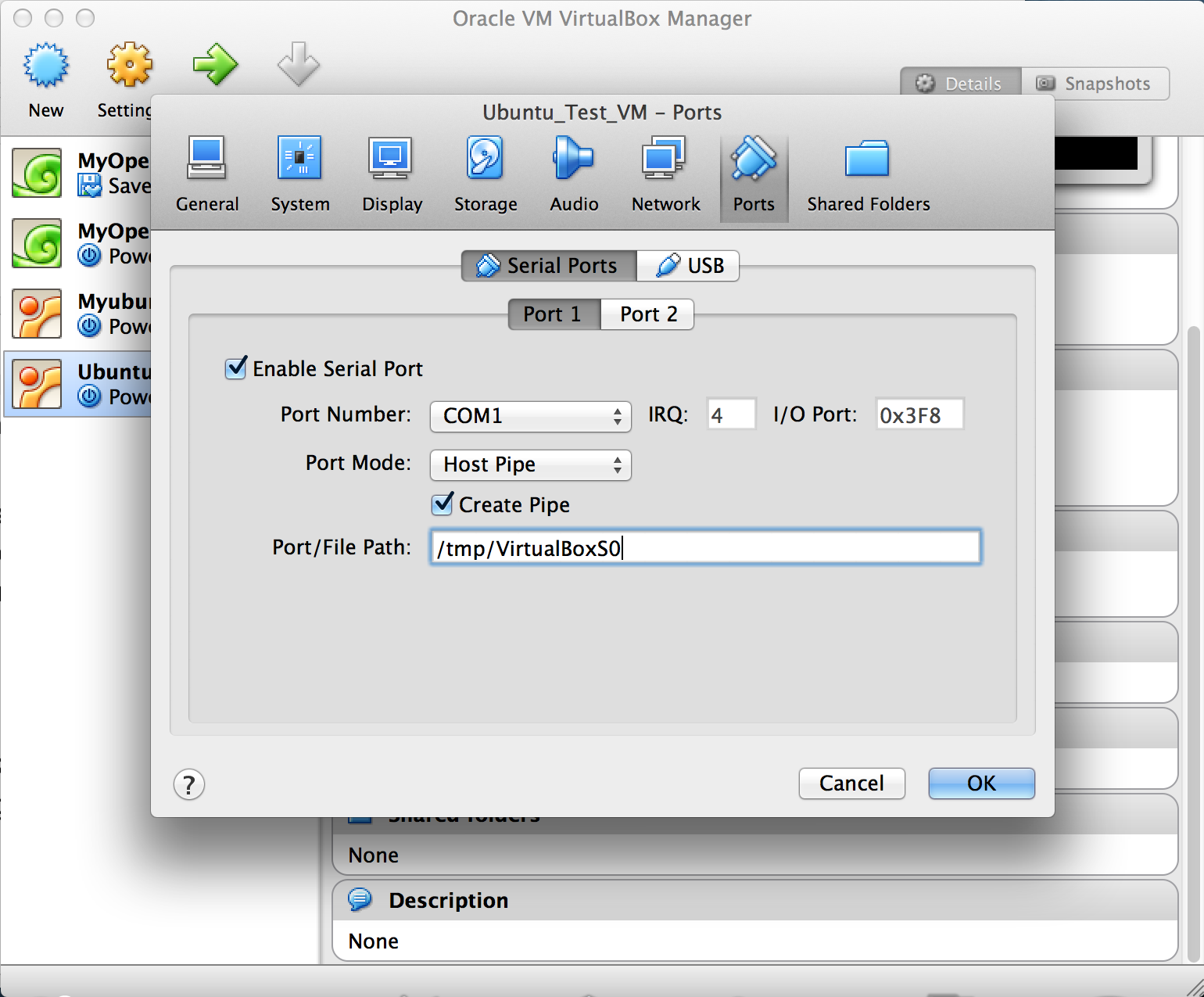 Virtualbox Output TechVolve: How to redirect console output of one Virtualbox VM to another?