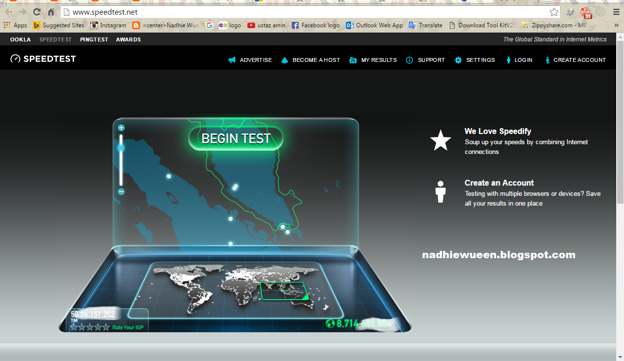 Tutorial Cara Mudah Menguji Kelajuan Anda