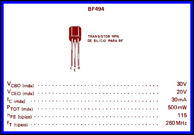 Bf494 Eco Eletro Eletrônica.: TRANSISTOR BF494