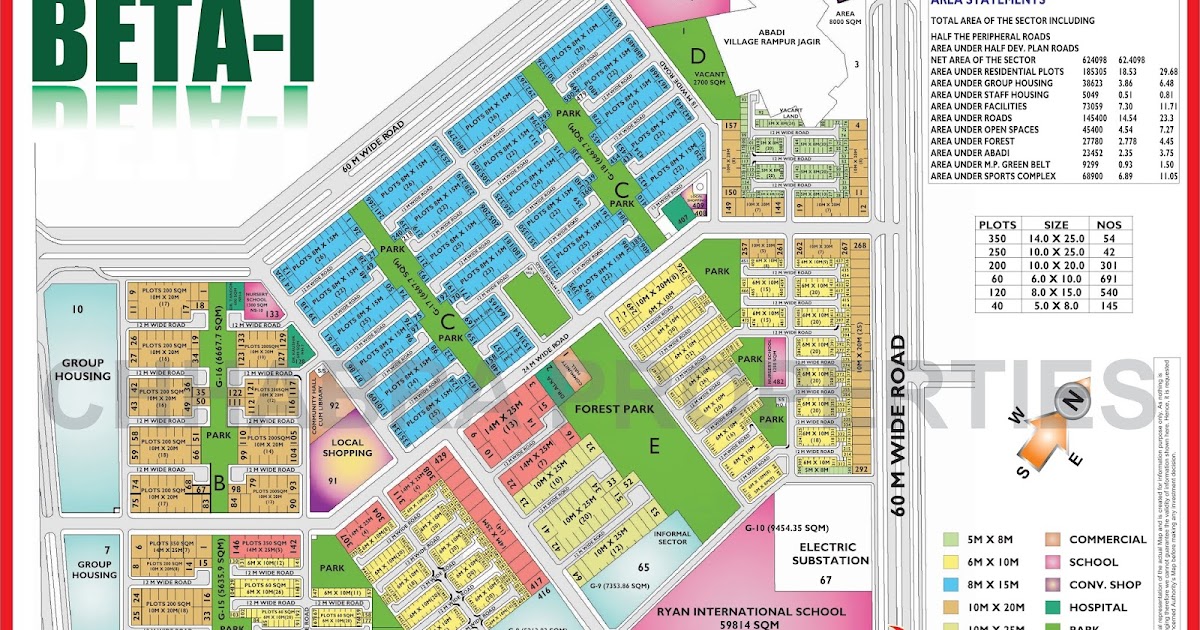 maps of greater noida MAP OF BETA1 greater noida layout plan hd map