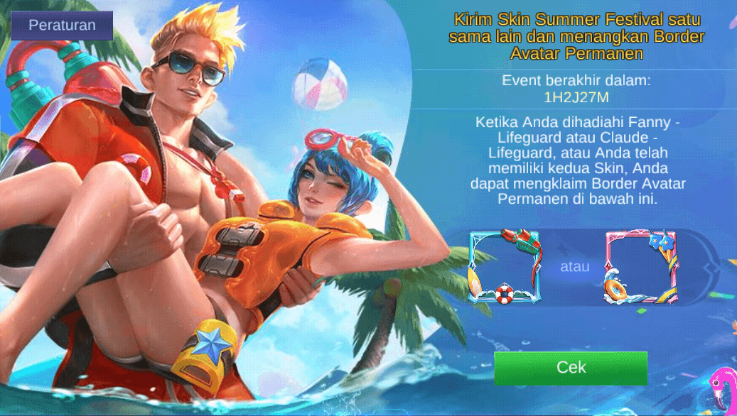 Event Summer Festival 2019 Skin Hero Fanny Dan Claude