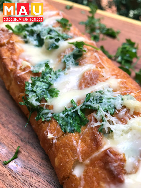 mau cocina de todo pan con ajo y queso receta facil 