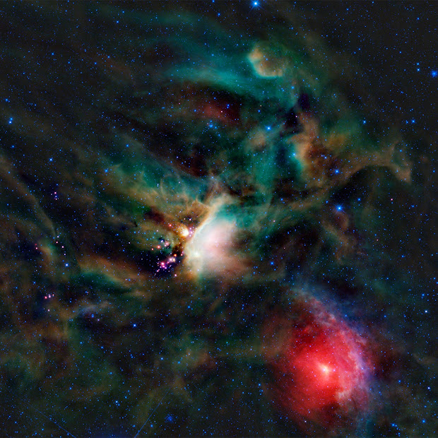 New image of the Rho Ophiuchi Cloud Complex by NASA's WISE