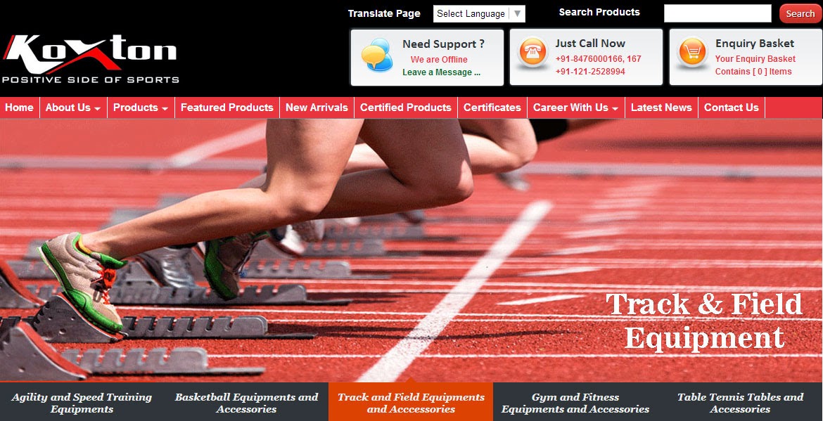 Koxton Sports Equipments Manufacturer and Supplier, India Koxton