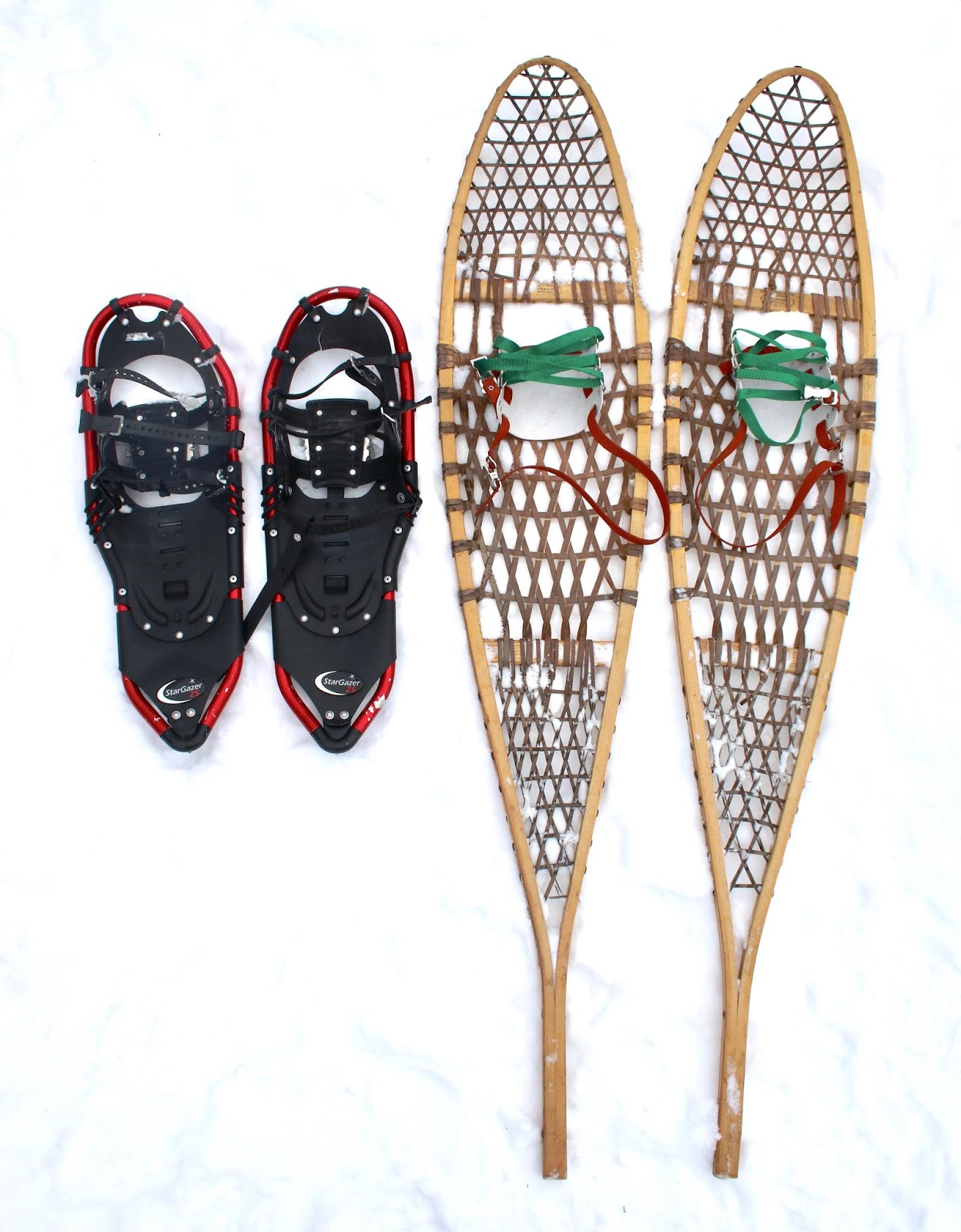 Fy Nyth: Best Snowshoe for Deep Powder, New vs. Old Snowshoes