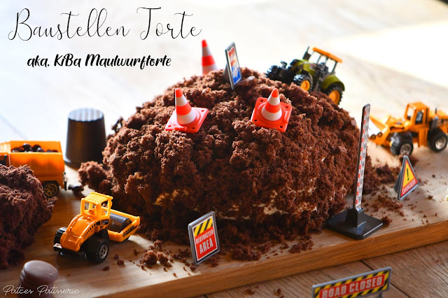 Kleine Baustellen-Torte [KiBa Maulwurftorte]