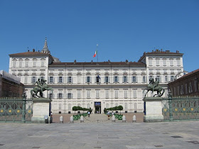 The Royal Palace in Turin is not far from where the  former military academy was located