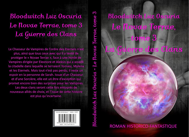 Couverture de "Le Novae Terrae, tome 3", de Bloodwitch Luz Oscuria