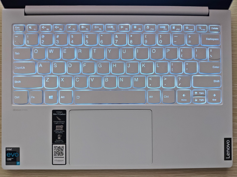 Keyboard Lenovo Yoga Slim 7i Carbon