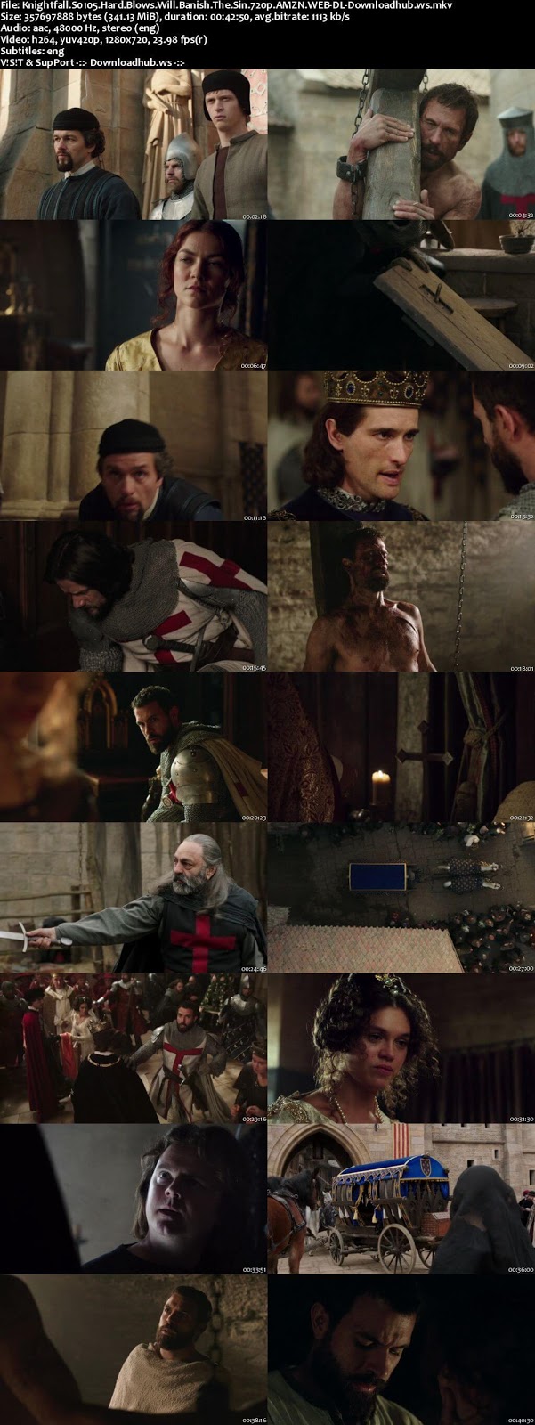 Knightfall S01E05 340MB WEB-DL 720ap ESubs