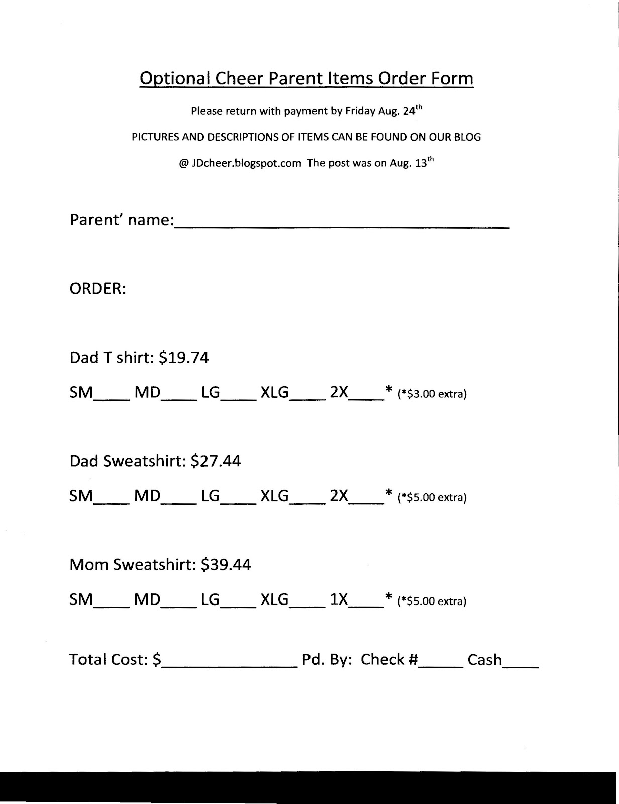 JD Cheer August 2012