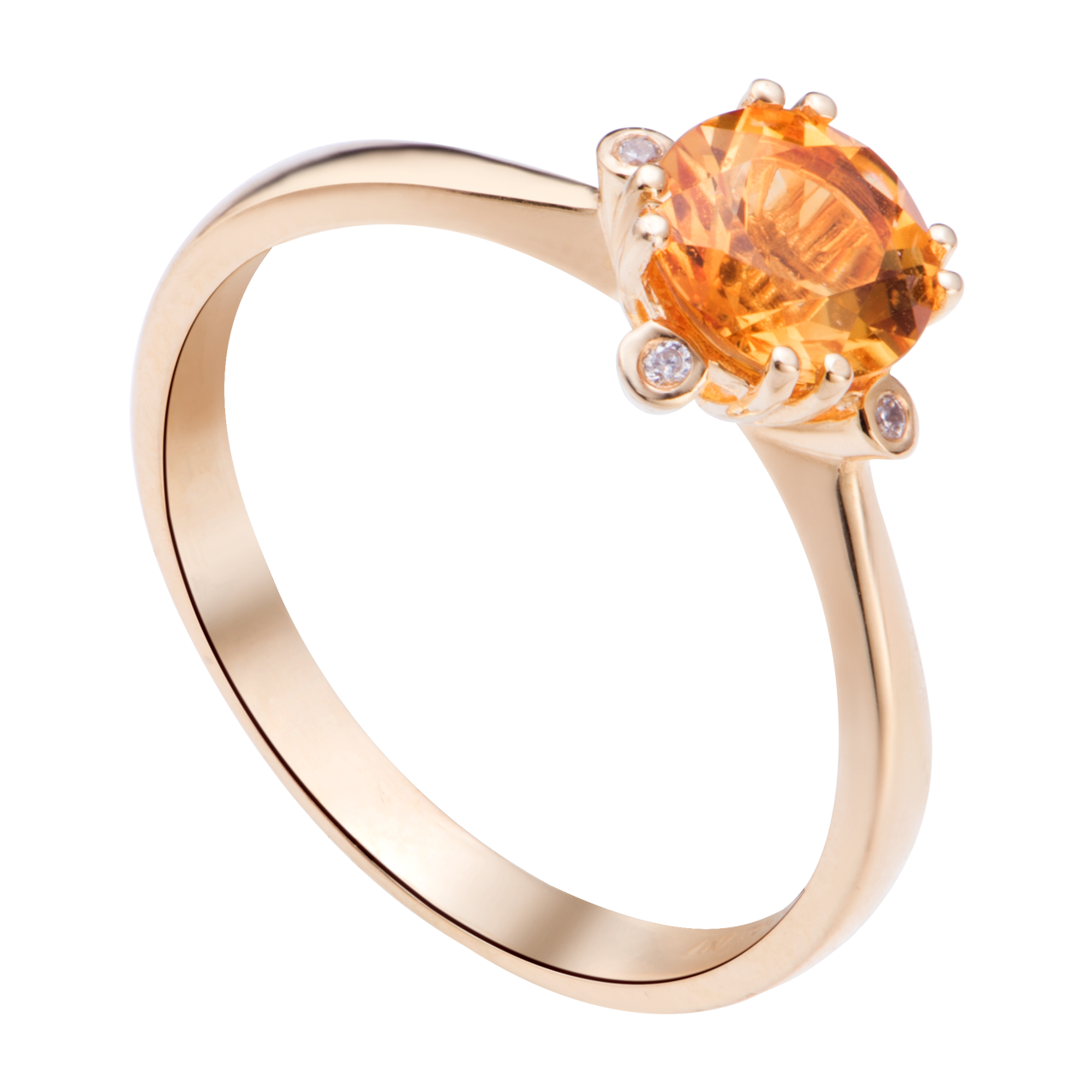 Nhẫn Vàng 18K đính đá Citrine PNJ CTXMY000202