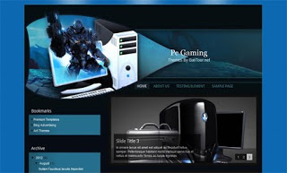 Pc Gaming Blogger Template