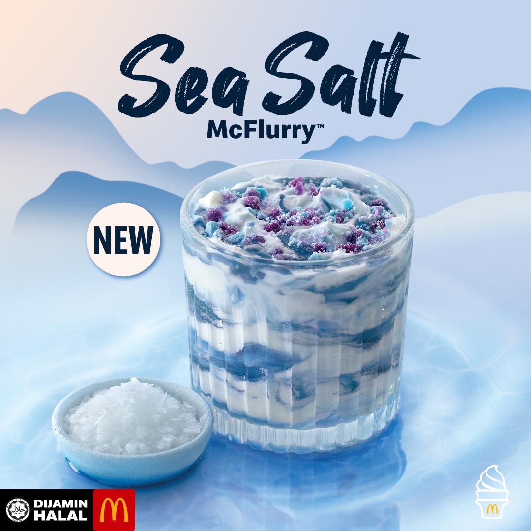 Review McFlurry Sea Salt & Blueberry Cream Cheese Pie S E N I O R
