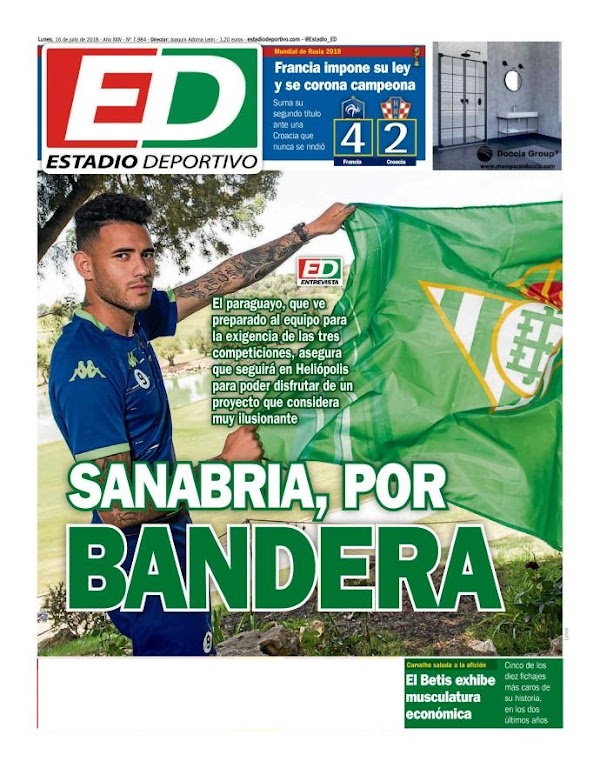 Betis, Estadio Deportivo: "Sanabria, por bandera"