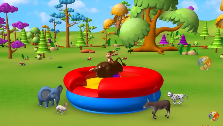 Super Rhymes Videos Fun Rodeo Bull Carnival Game Play By Barn