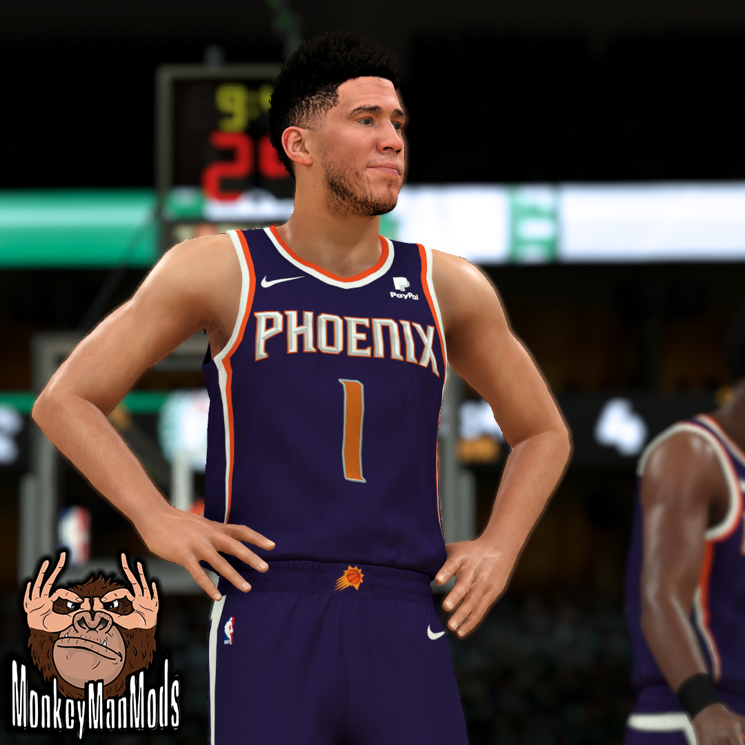 NBA 2K20 Devin Booker Cyberfaceace by MonkeyManJSV
