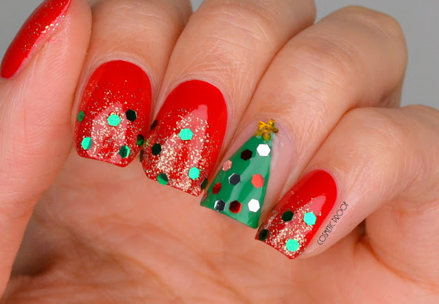 NAILS | Merry Christmas Glitter! | Cosmetic Proof | Vancouver beauty