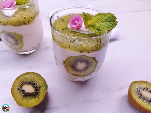 Postre de kiwis