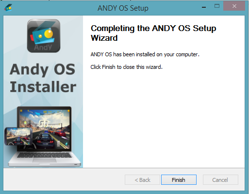 برنامج andy لتشغيل  العاب و برامج الاندرويد على الحاسوب