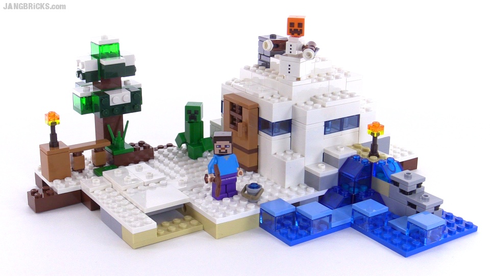 LEGO Minecraft The Snow Hideout review! set 21120