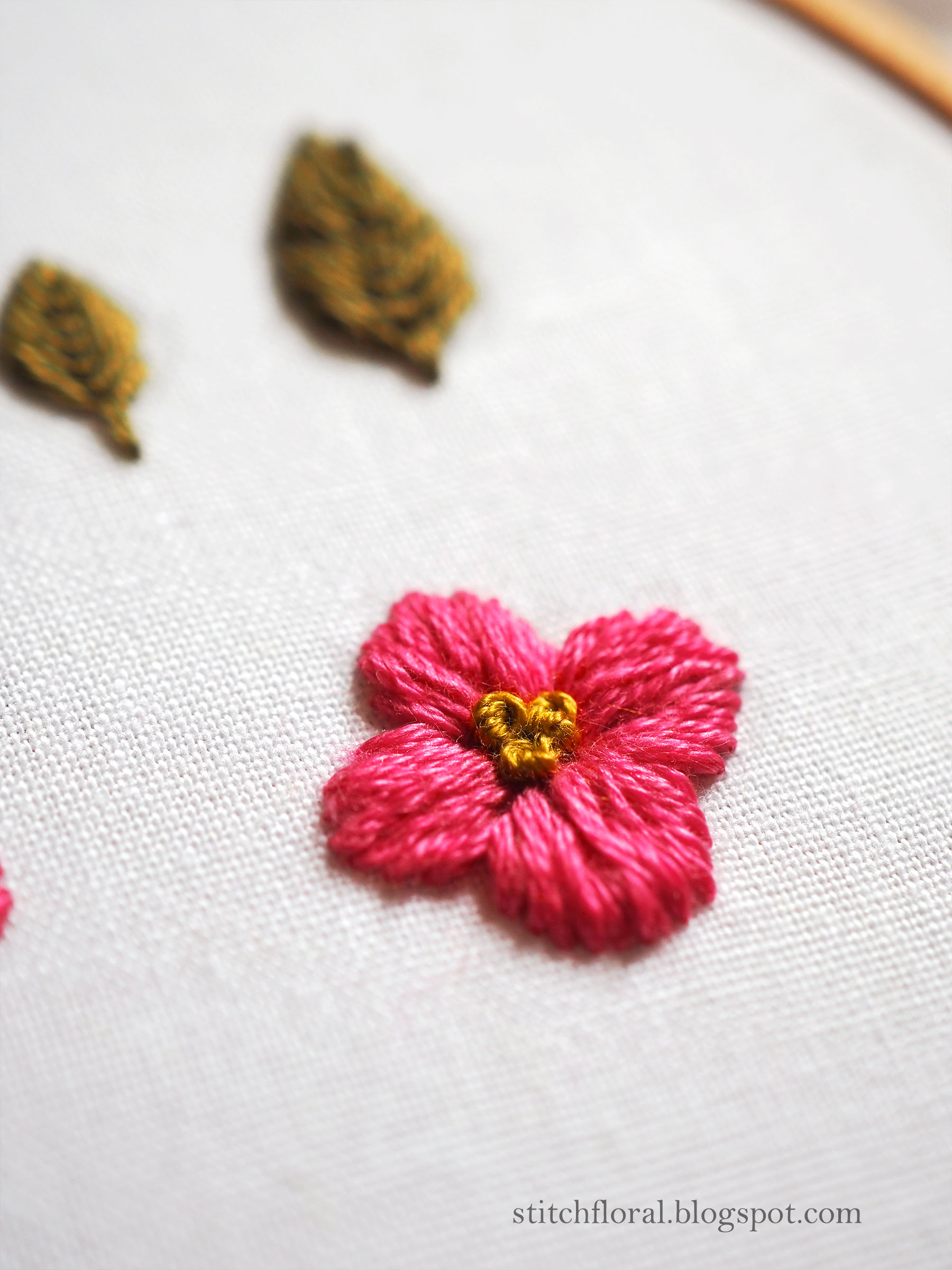How many strands of thread to use in embroidery? Stitch Floral