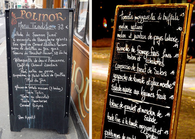 ~~~FRENCH CHARMING CHALKBOARD SIGN~~~ Le Café Français