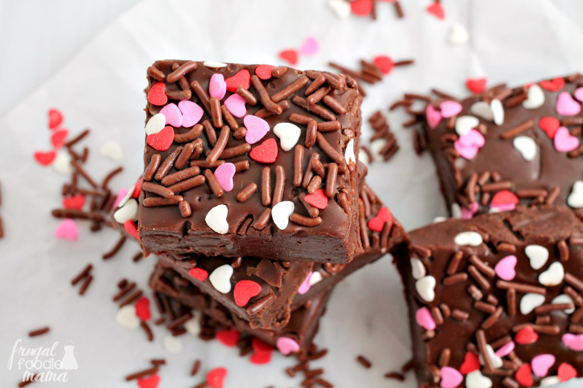 Frugal Foodie Mama Chocolate Nutella Fudge