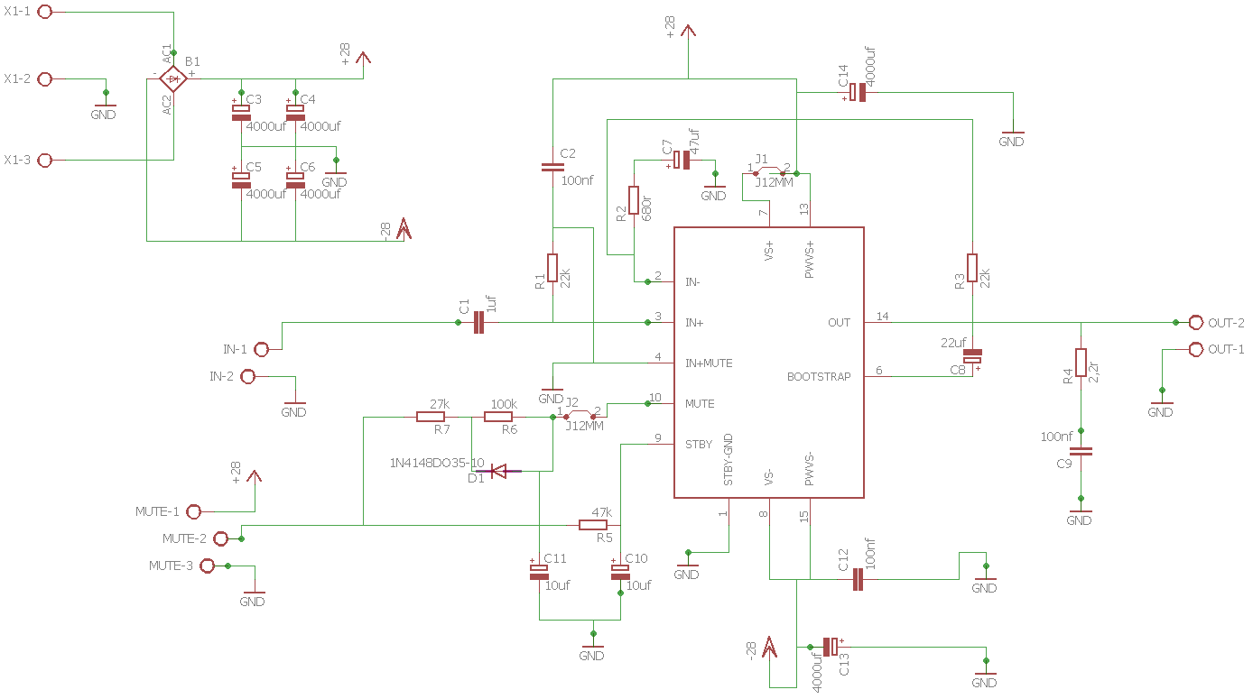 Blog sobre eletronica e utilidades em geral: Amplificador tda 7294 com ...