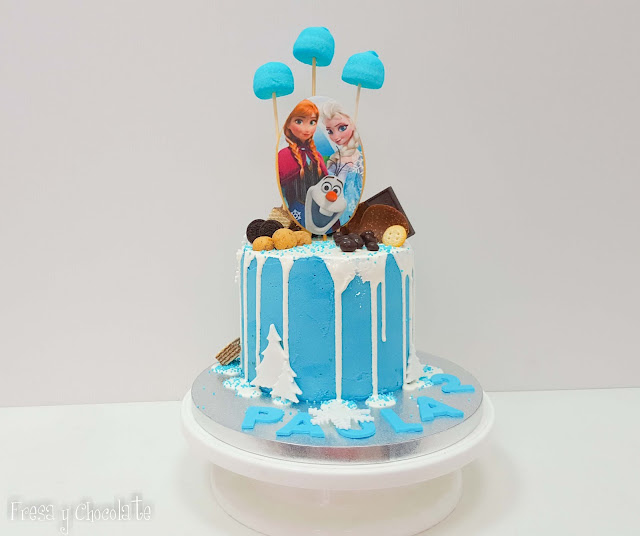 El blog de Fresa y Chocolate DRIP CAKE FROZEN