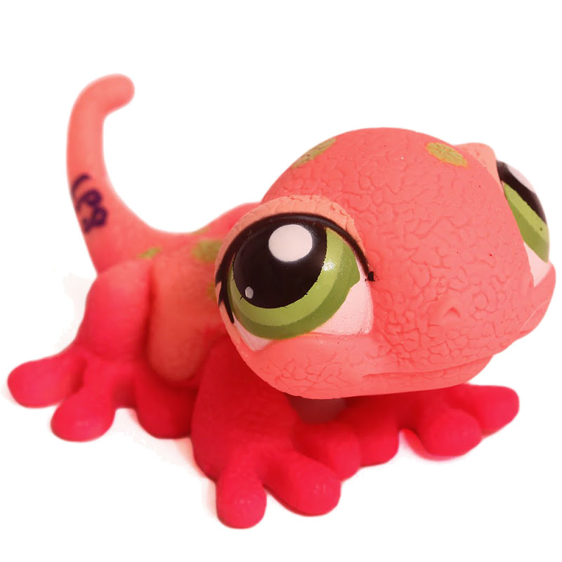Littlest Pet Shop Pet Pairs Gecko (1455) Pet LPS Merch