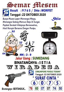 Syair Sgp 14 Oktober 2020 Pangkalantoto Bah