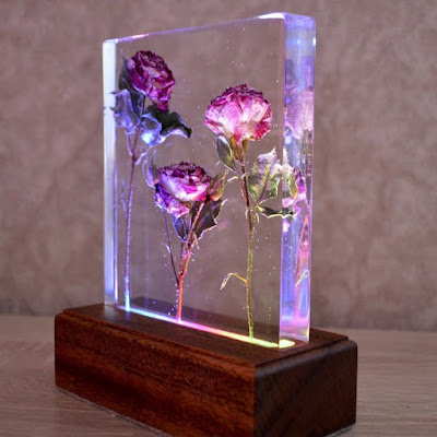 Lampu Hias Cantik Dari Resin