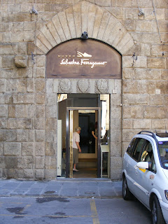 Photo of the entrance to the Ferragamo museum 