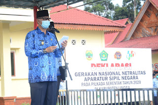 Pemkab Lingga Glar Apel Deklarasi Gerakan Nasional ASN