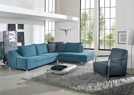 Salas color turquesa y gris - Decoración de salas con estilo