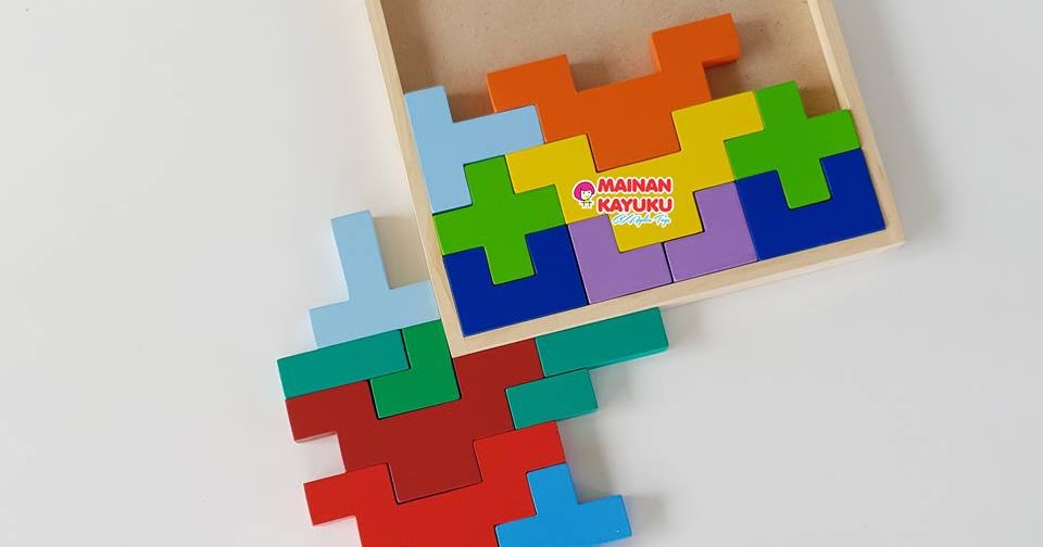 City Block Tetris Mainan Kayu - SEBUTIK EDUTOYS