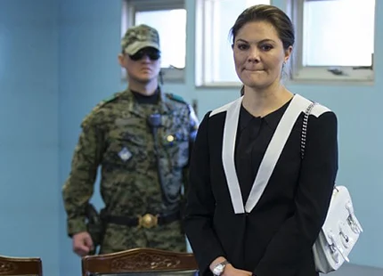 Princess Victoria and Prince Daniel visit to the Korean Demilitarized Zone