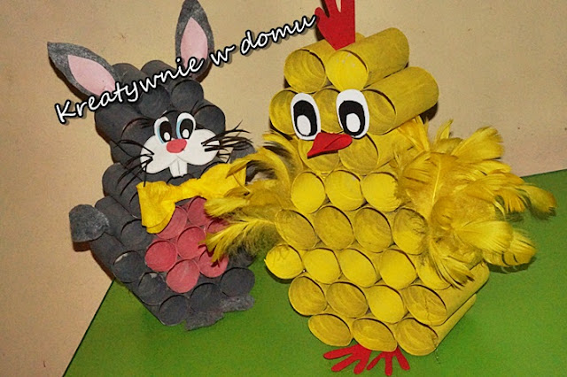 Kurczaki I Zajace Wielkanocne Diy Dla Dzieci Kreatywnie W Domu