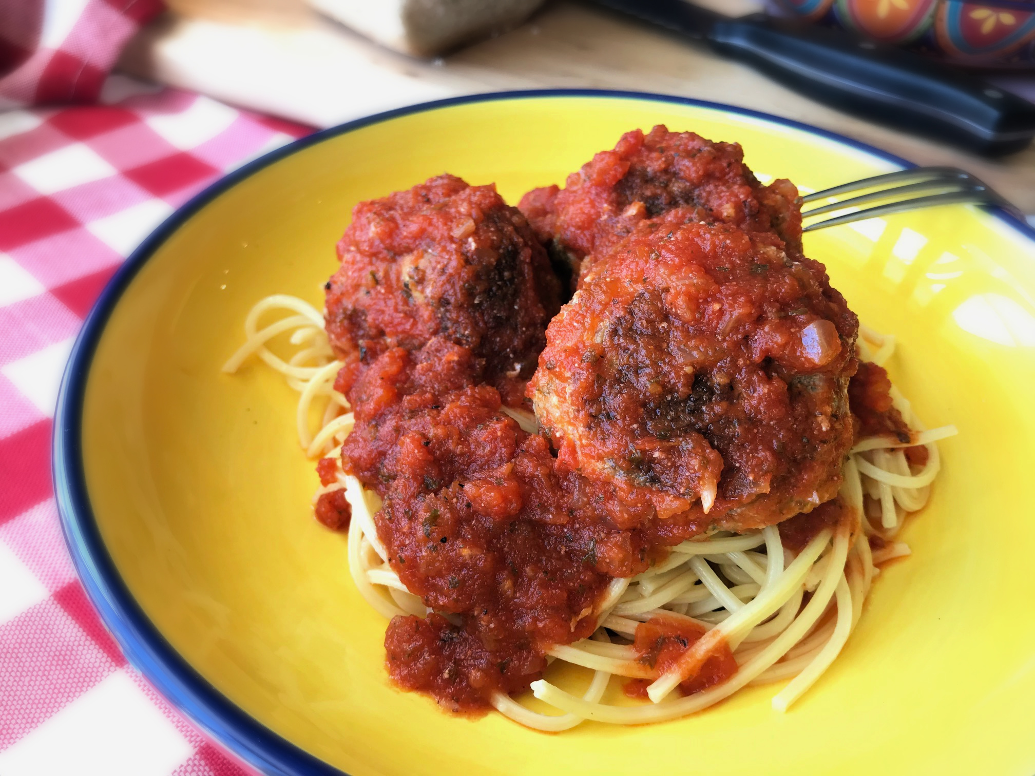 Italian Style Meatballs with Fresh Marjoram