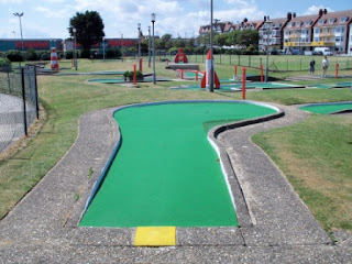 Arnold Palmer Crazy Golf course in Skegness, Lincolnshire