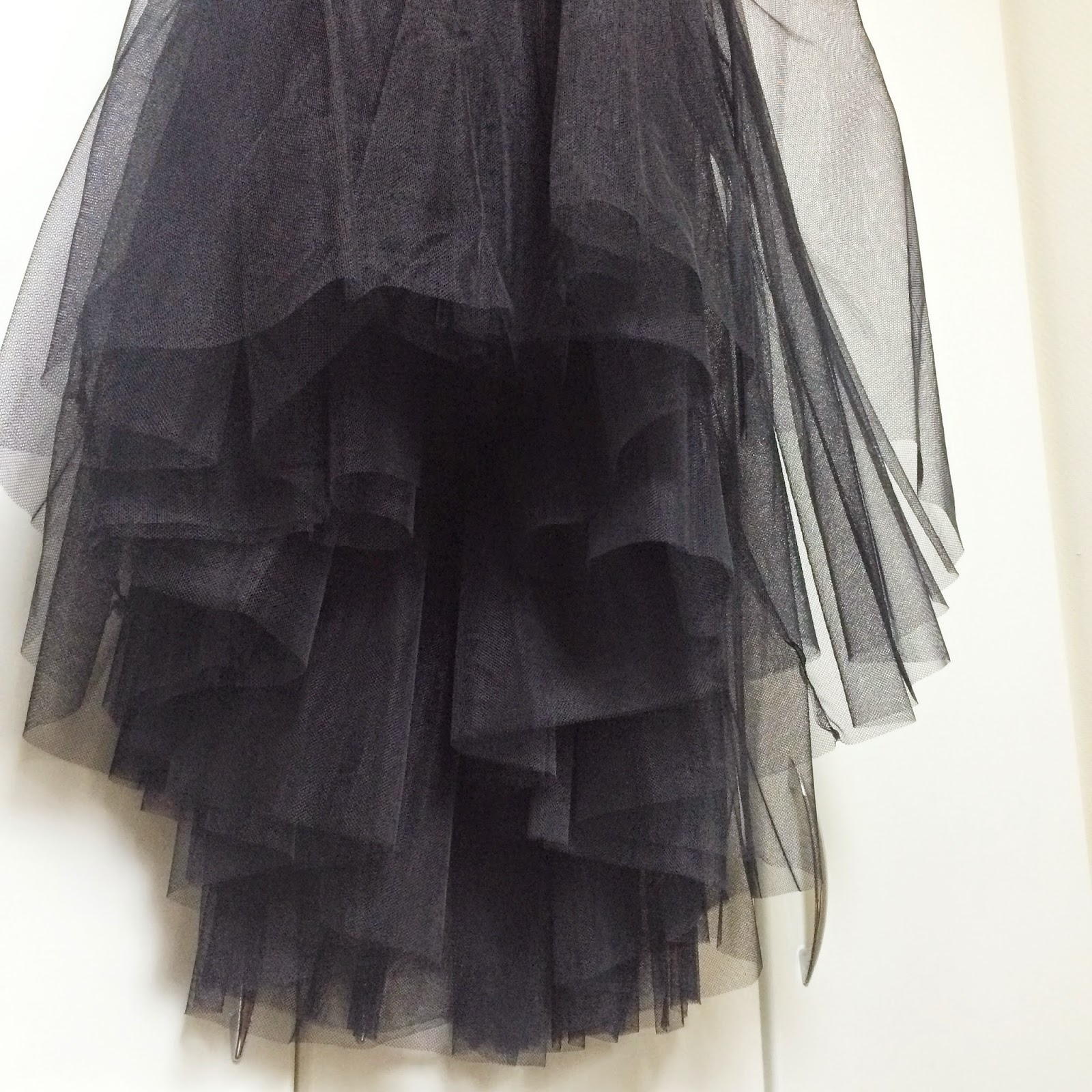 すいかのたね: ブラック・コム・デ・ギャルソンのチュールスカート