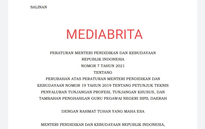 Download permendikbud nomor 38 tahun 2021