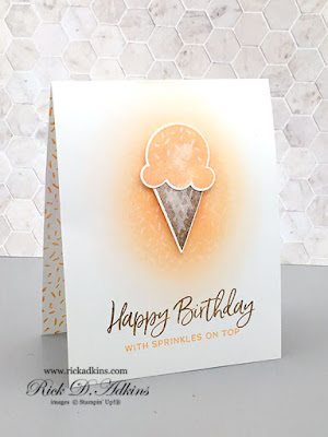 Sweet and simple ice cream card for a Sunday afternoon!  Click here to learn more