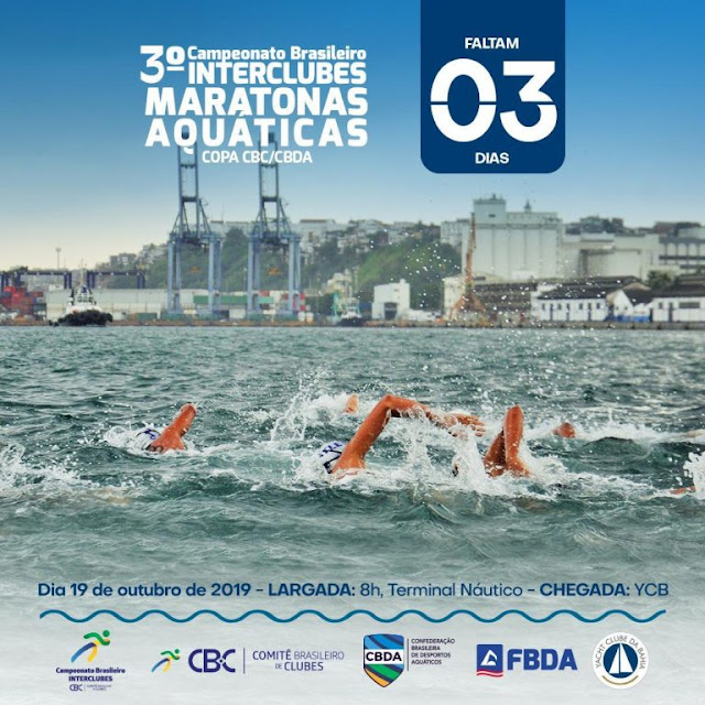 Copa CBC/CBDA Interclubes de Maratonas Aquáticas acontece em Salvador