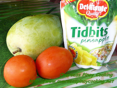 Green Mango and Pineapple Salsa - Ingrdients Green Mango and Pineapple Salsa - Ingrdients