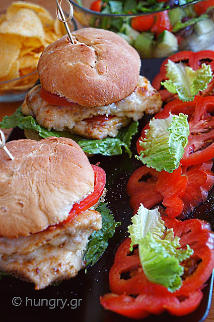 Spicy Chicken Burgers