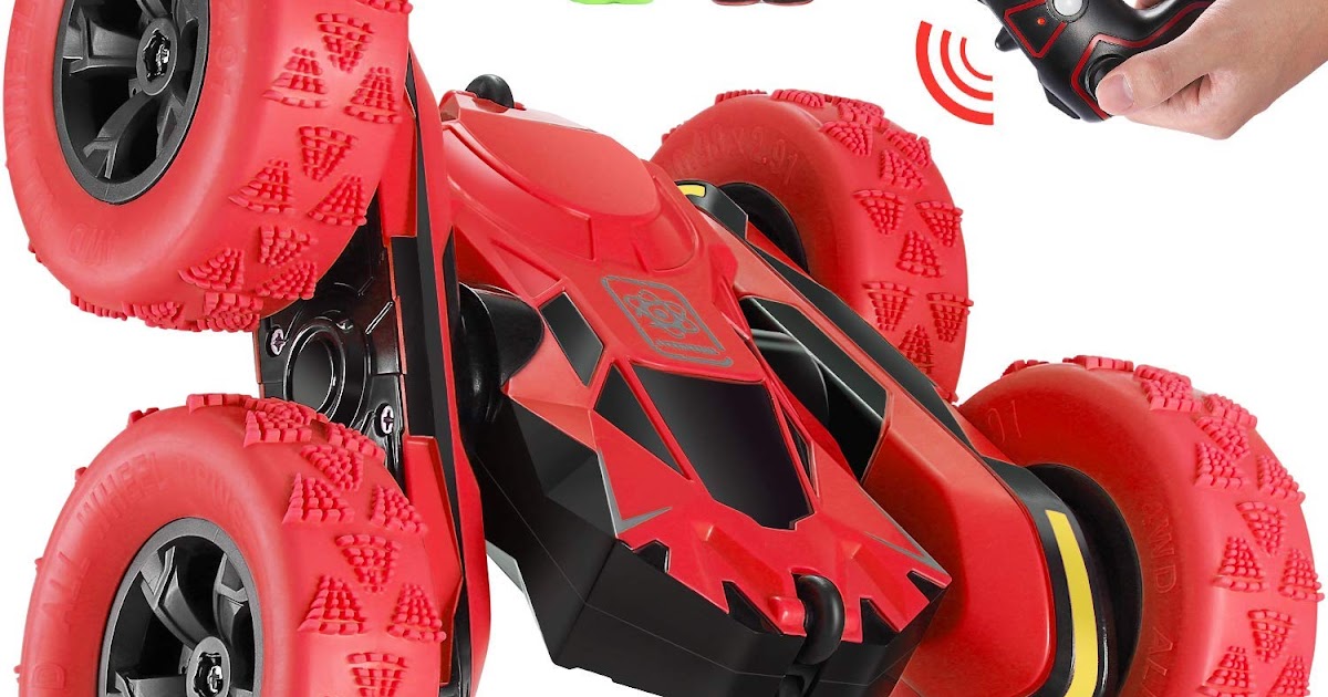 SGILE RC Stunt Car Toy, Remote Control Car with 2 Sided 360 Rotation